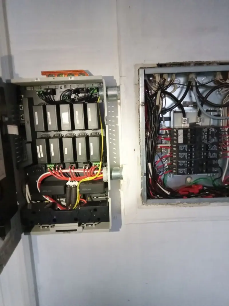 Electrical panel upgrade completed for Carbon Monoxide Detector Installation in East Camden